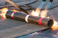 Booth flat roof sealing